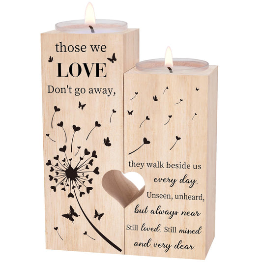 Sympathy Gift - Memorial Gifts Candle Holders,Sympathy Gifts for Loss of Loved One,Bereavement Gifts for Loss of Dad Mother Grandma,Bereavement Gift Ideas